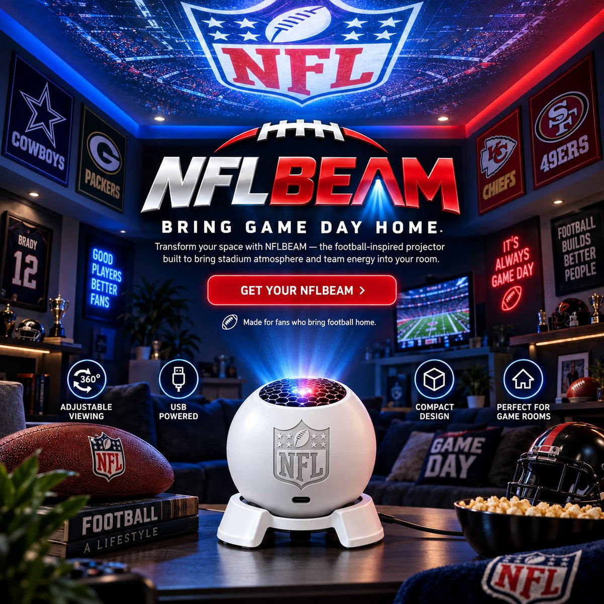NFLBEAM projector